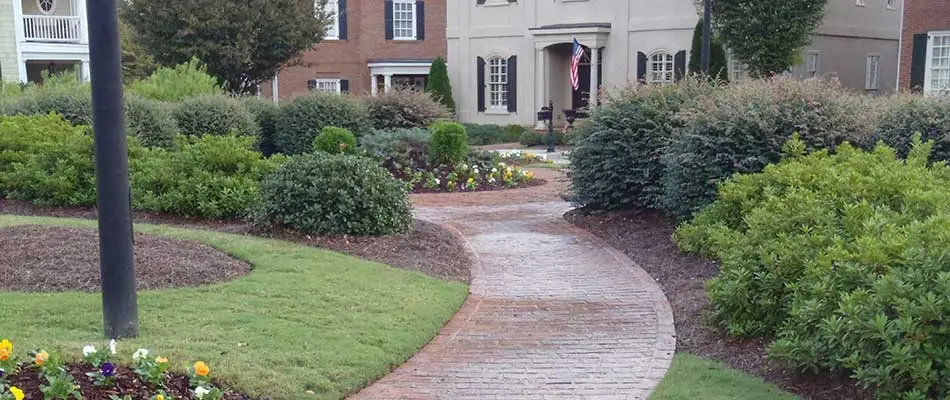 Lawn and landscape maintenance for an HOA in Atlanta, GA.